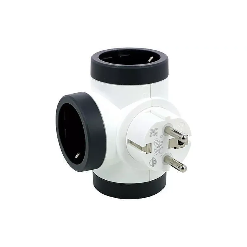 Bloco de soquete Legrand, White/Black (694521)