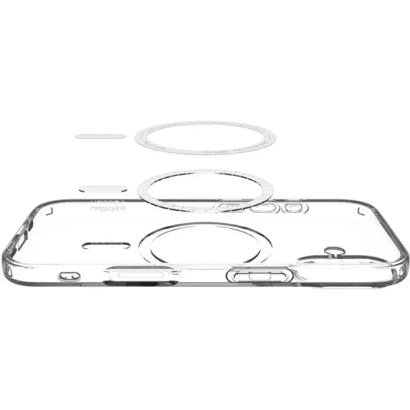 Чохол Spigen Liquid Crystal MagFit (ACS10397), для Apple iPhone 17, Clear White
