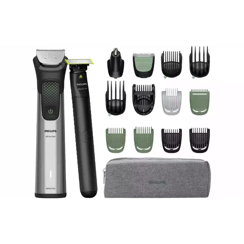 Aparador de pelos corporais e áreas íntimas Philips Series 9000, Gray (MG9535/15)