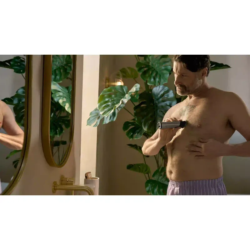 Aparador de pelos corporais e áreas íntimas Philips Series 9000, Gray (MG9535/15)