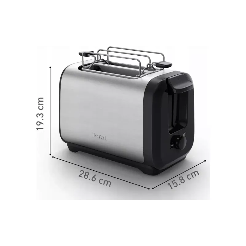 Toaster Tefal (TT5S1DE0), 850 W, Black