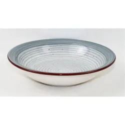 Тарелка суповая Ardesto Salerno, 680 мл, 21 см, керамика (AR1221SG)