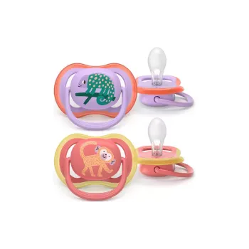 Пустышка Avent Ultra Air, для девочки, 18+ мес, 2 шт (SCF349/47)