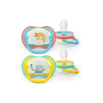 Пустушка Avent Ultra Air (SCF376/32), для хлопчика, 18+ міс, 2 шт