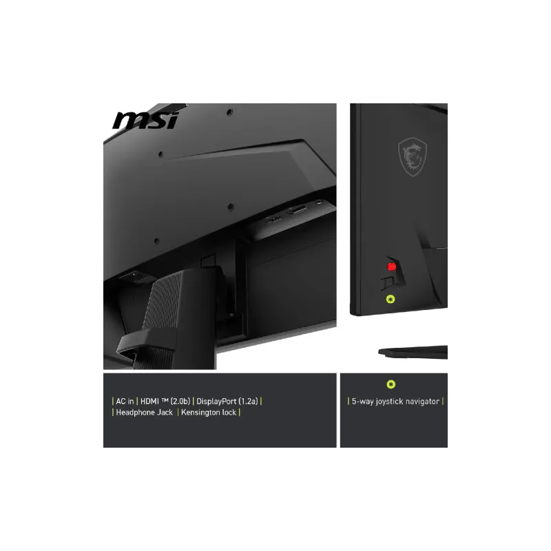 Монітор MSI 23.8"  MAG 242F (9S6-3BC51T-001)