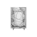 Вбудована пральна машина Bosch (WIW24342EU), фронтальна, White