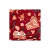 Плед Ardesto Christmas Flannel Имбирные Домики (ART0121PB), 160 х 200 см, полиэстер