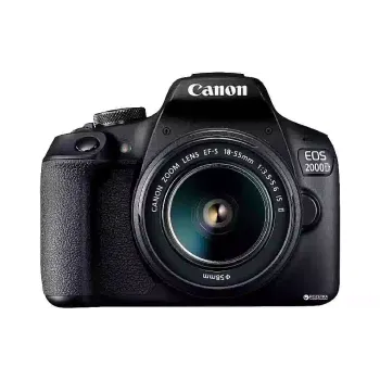 آلة تصوير Canon EOS 2000D 18-55 IS, Black (2728C008AA)