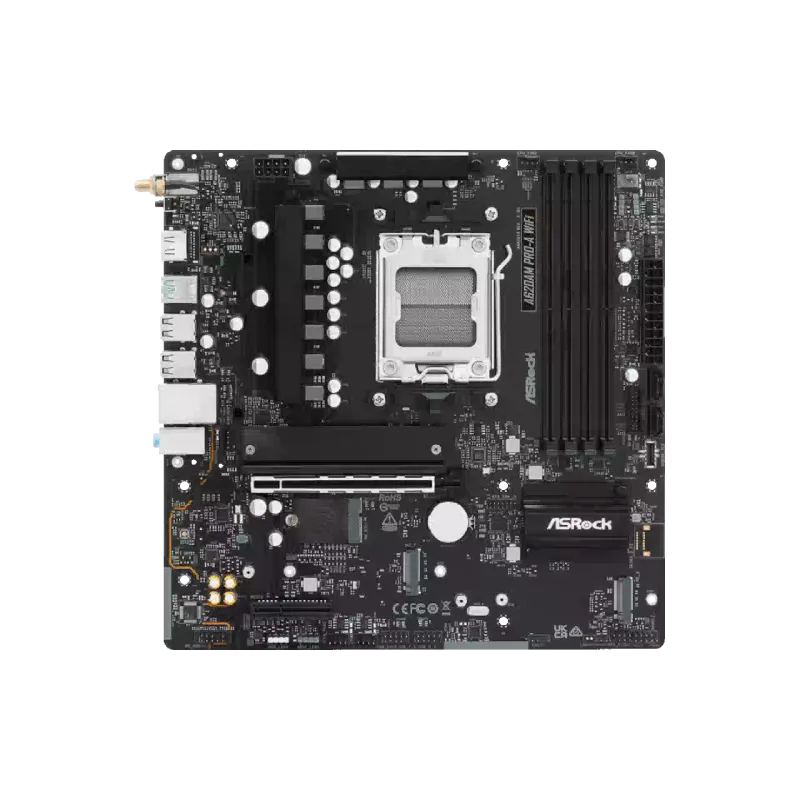 Материнская плата ASRock A620AM, sAM5, Wi-Fi (A620AM PRO-A WIFI)
