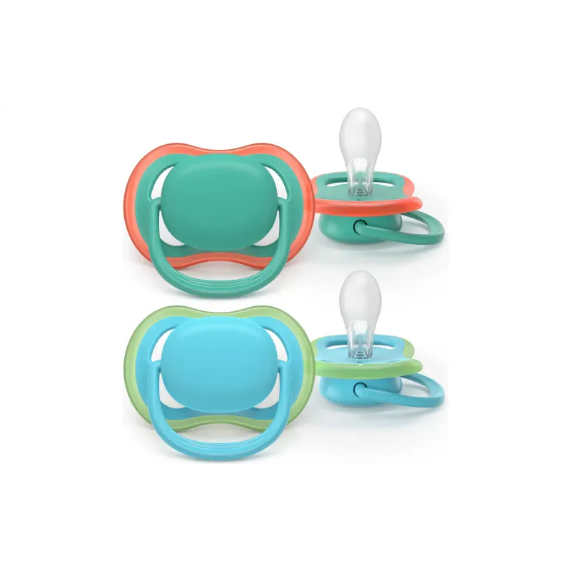 Пустушка Avent Ultra Air (SCF087/10), для хлопчика, 6-18 міс, 2 шт