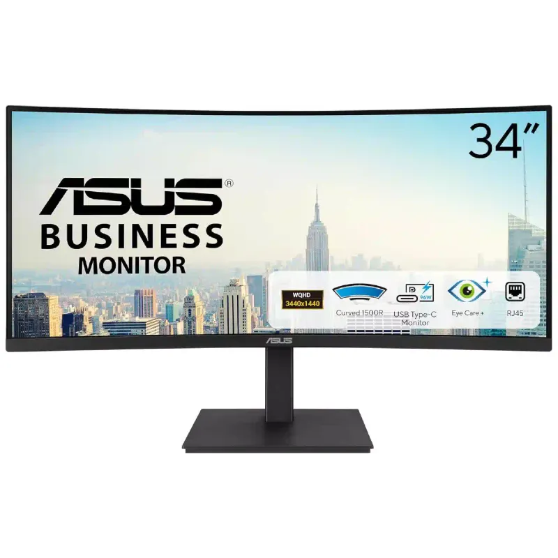 شاشة Asus VA34VCPSR (90LM08JJ-B02170)