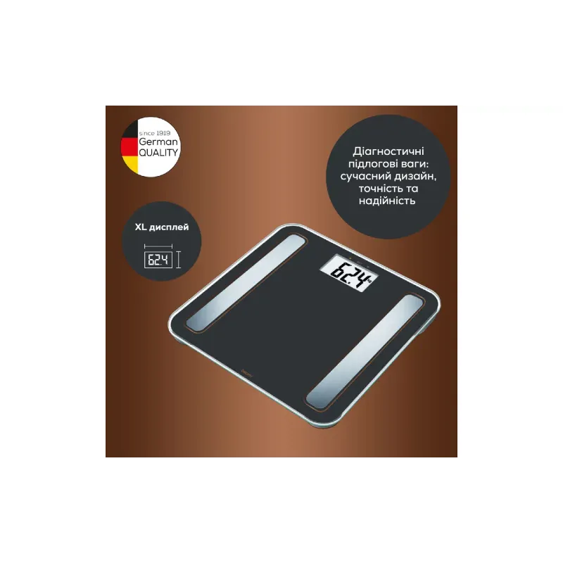 مقاييس الأرضية Beurer, Black (BF_183_LE_2025)