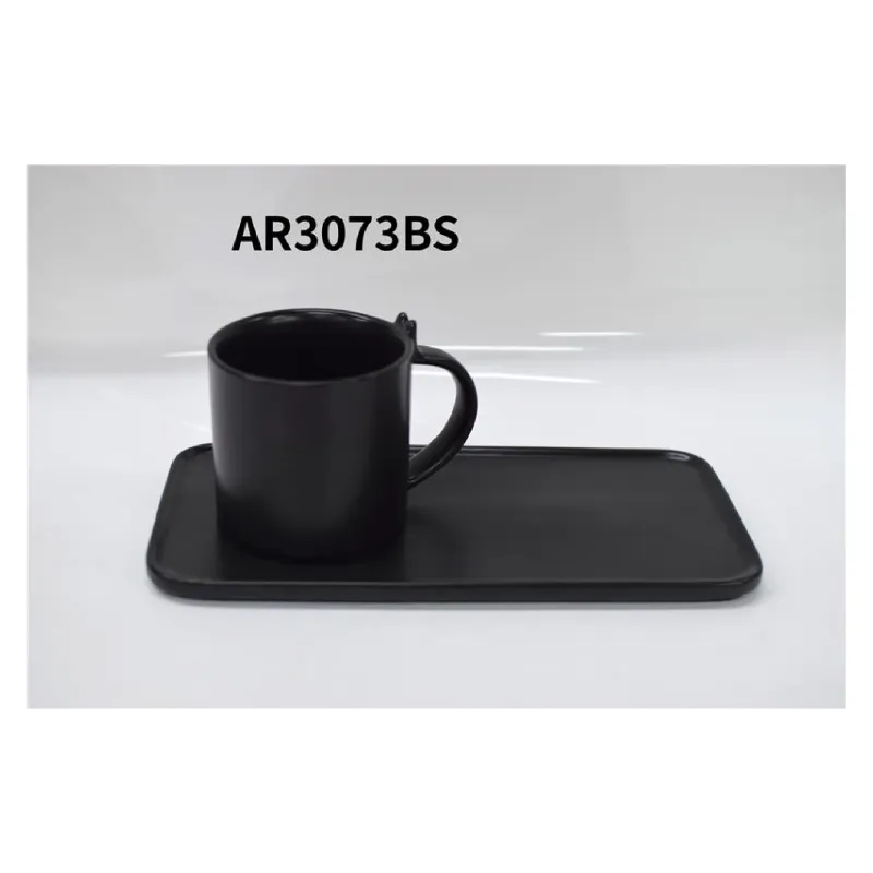 Xícara e pires Ardesto, Black (AR3073BS)