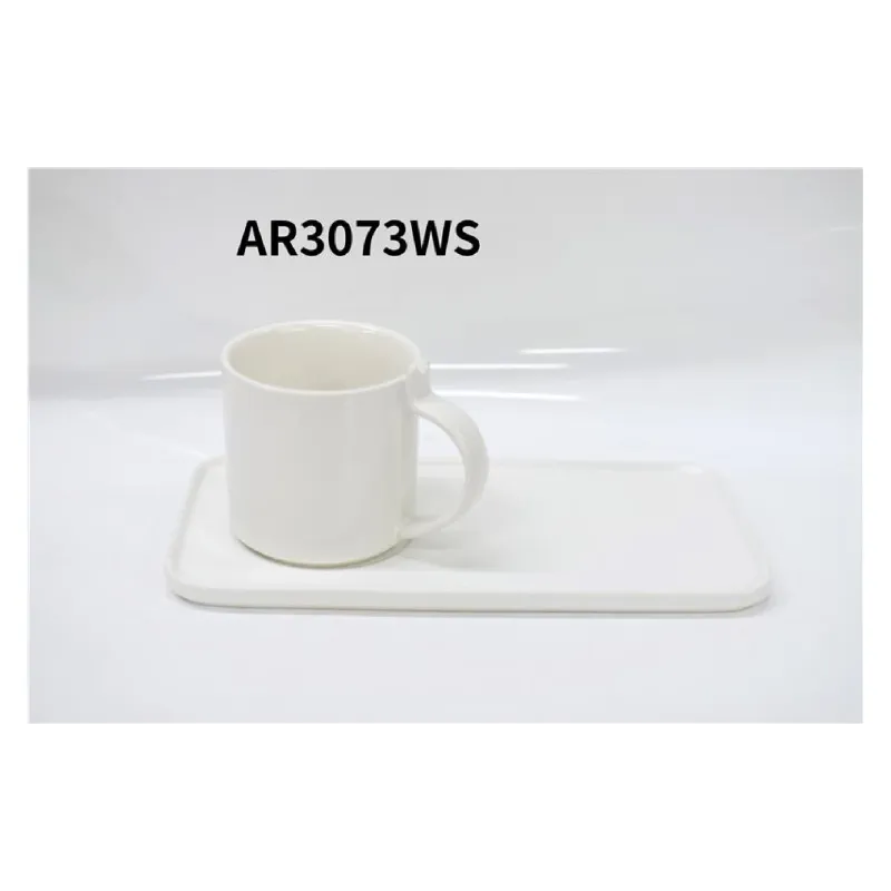 الكوب والصحن Ardesto, White (AR3073WS)