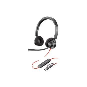 Fejhallgató Poly On-ear Poly Blackwire 3320 (8X219AA)