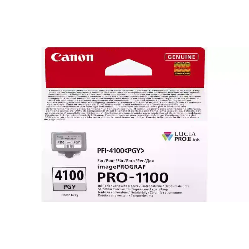 خرطوشة Canon imagePROGRAF PRO-1100, Photo Gray (6784C001)
