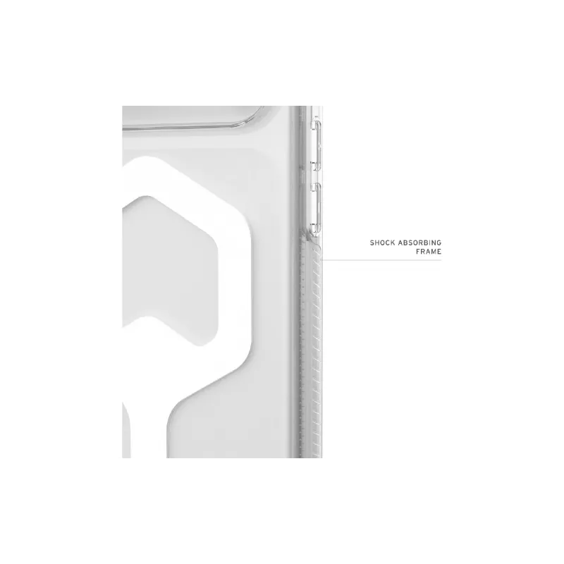 Smartphone case UAG Plyo MagSafe (114530114341), for Apple iPhone 17 Pro Max, Ice/White