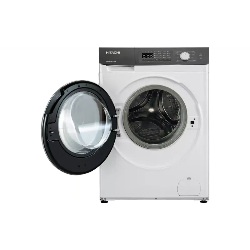 غسالة ومجفف Hitachi, White (BD-D802HVOW)