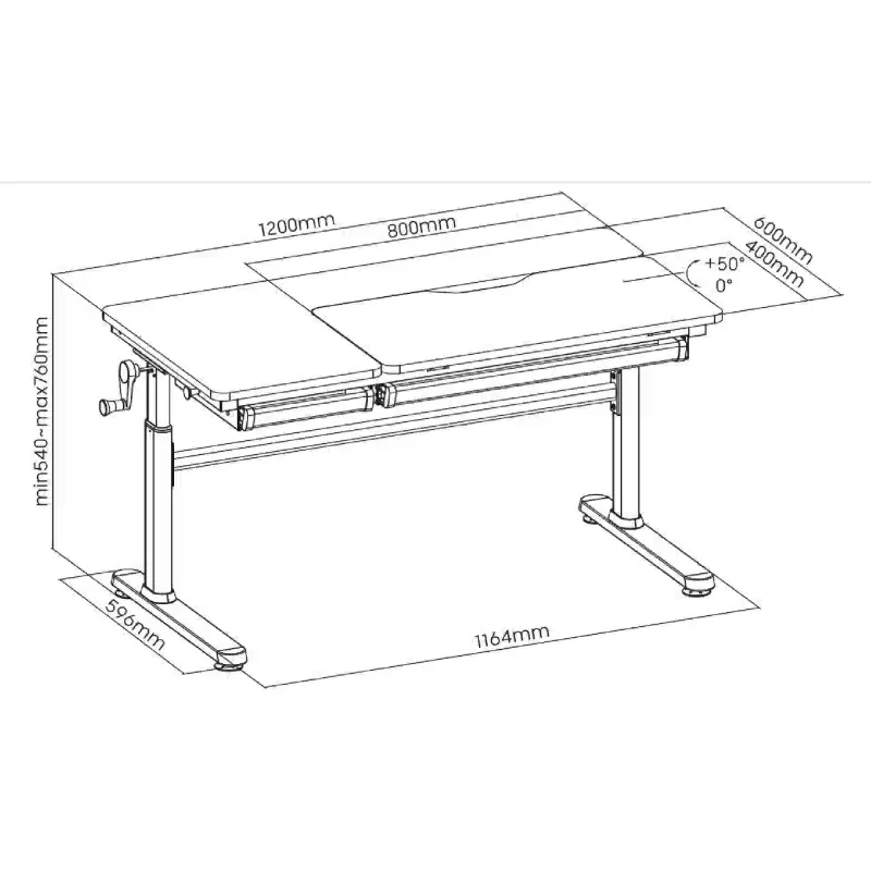 Γραφείο υπολογιστή 2E (2E-CE301K-MECHANIC)