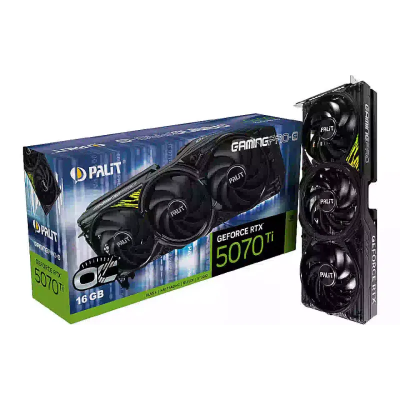 بطاقة الفيديو Palit-Xpertvision GeForce RTX 5070Ti (NE7507TS19T2-GB2031U)