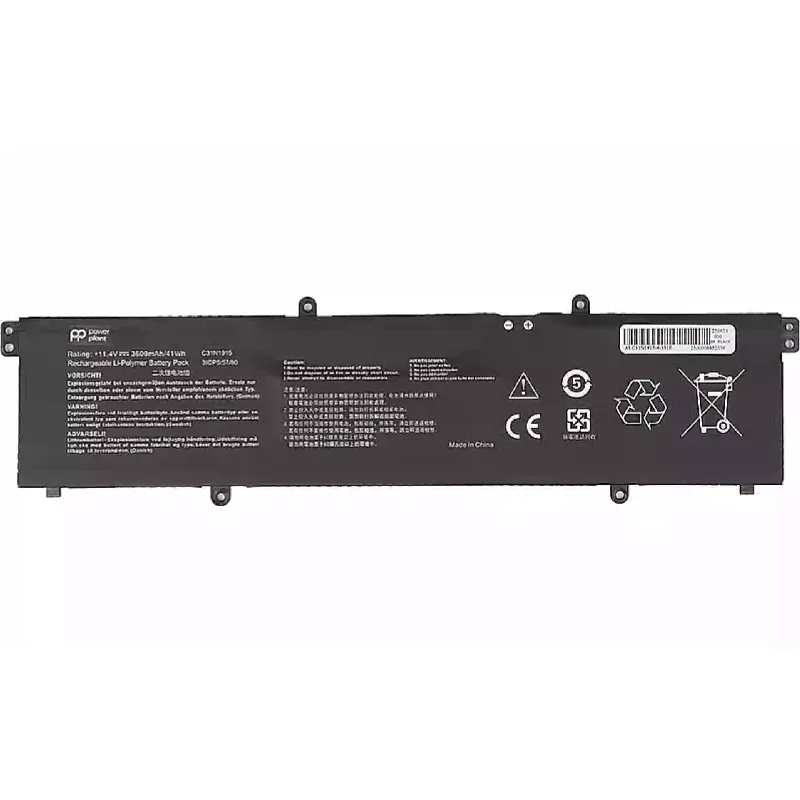 Акумулятор для ноутбука PowerPlant (NB432417), для Asus ExpertBook B1400 (C31N1915) 11.4V 3600mAh