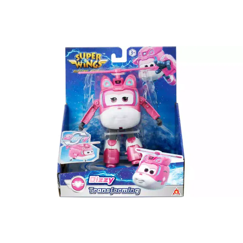 Figura transformatorja Super Wings Transforming Dizzy (EU780240)