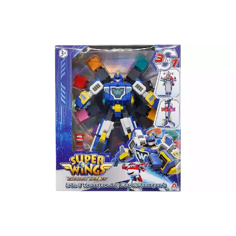 Juego de juego Super Wings Transforming World Spaceport (YW780288)