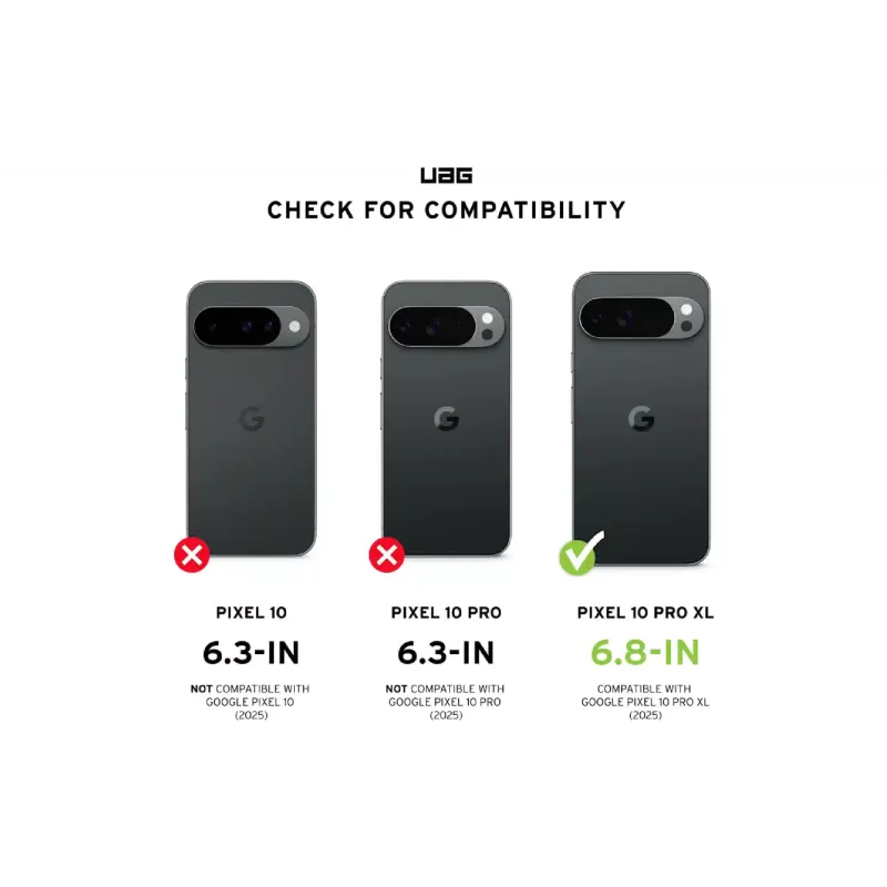 Smartphone case UAG (614466114040), for Google Pixel 10 Pro XL, Black