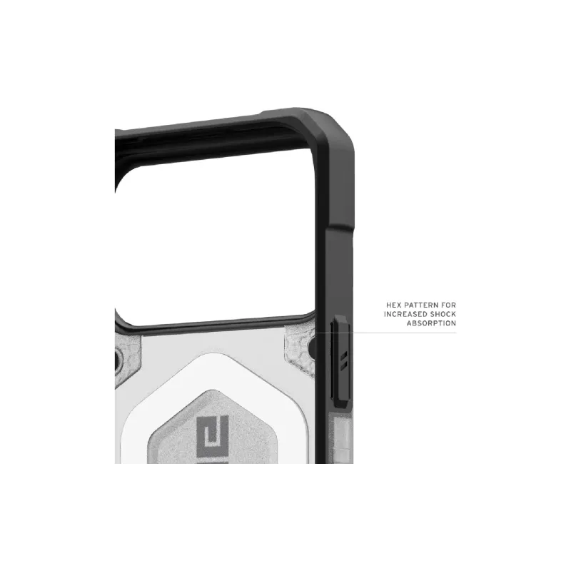 Okostelefon tok UAG Pathfinder Clear MagSafe, Ice/Silver (114552114333)
