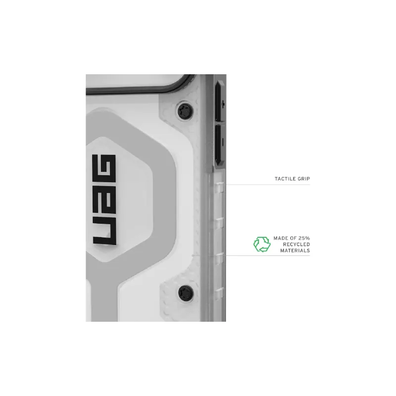 Okostelefon tok UAG Pathfinder Clear MagSafe, Ice/Silver (114552114333)