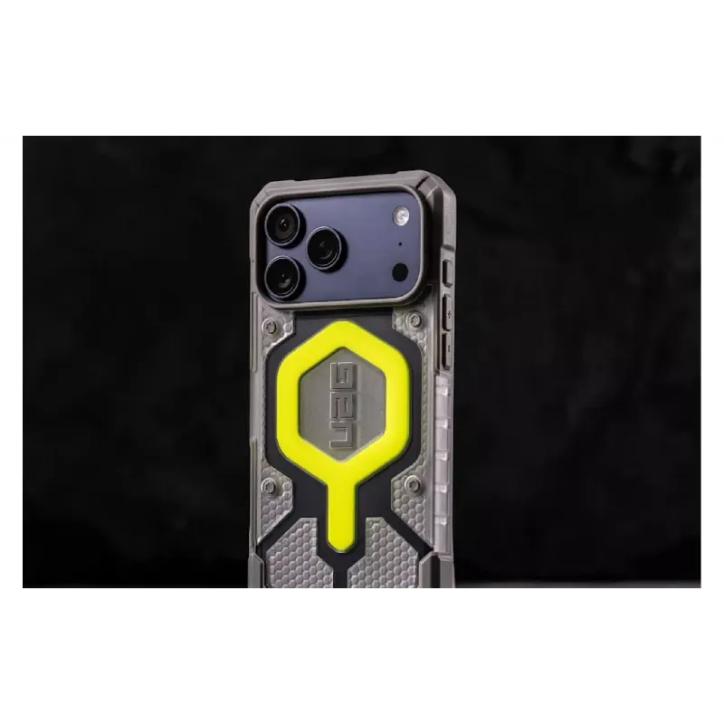 Okostelefon tok UAG Pathfinder Clear MagSafe, Ice/Silver (114552114333)