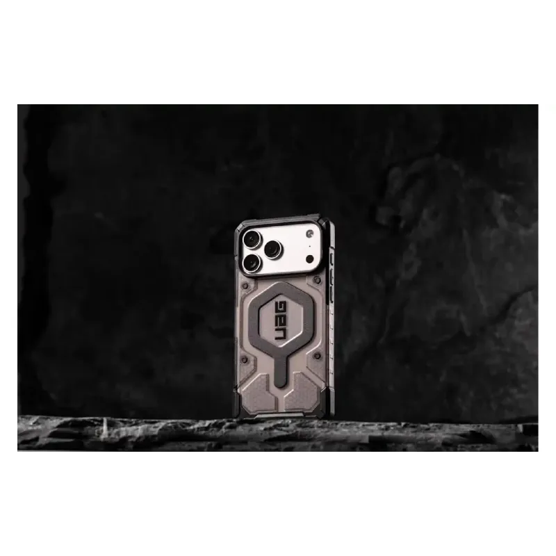 Okostelefon tok UAG Pathfinder Clear MagSafe, Ice/Silver (114552114333)