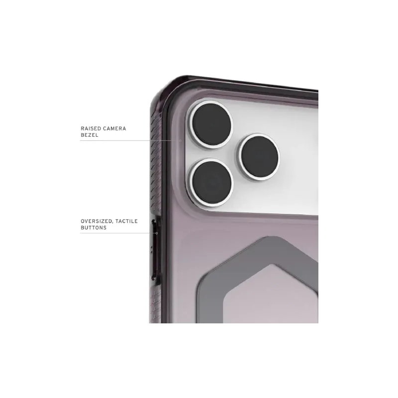 Чохол для смартфона UAG Plyo MagSafe (11453011404G), для Apple iPhone 17 Pro Max, Black/Clear