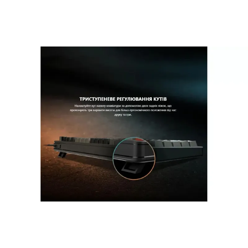 Membrán billentyűzet MSI GK110, Black (S11-04UA226-HH9)