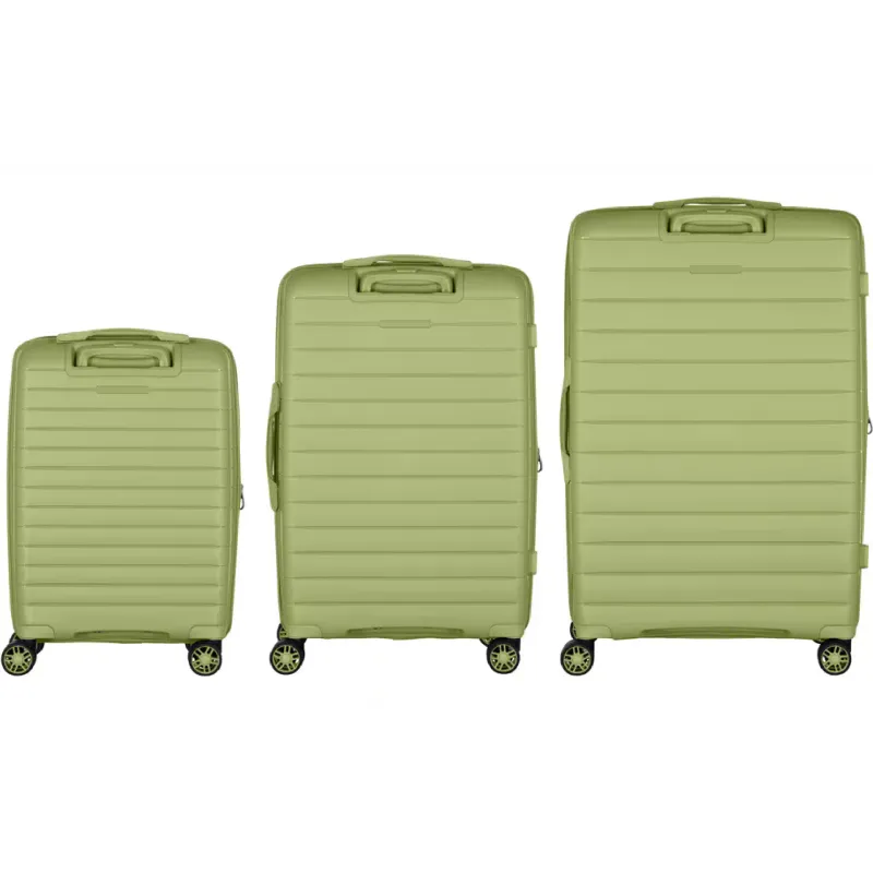 Komplet kovčkov 2E Aero L+M+S, Olive Green (2E-SPP-AERO-SET3-MG)