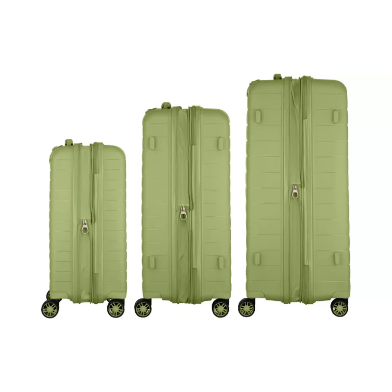 Komplet kovčkov 2E Aero L+M+S, Olive Green (2E-SPP-AERO-SET3-MG)