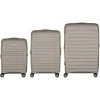 Ein Satz Koffer 2E Aero L+M+S, Grey/Brown (2E-SPP-AERO-SET3-TP)