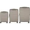 Ein Satz Koffer 2E Aero L+M+S, Grey/Brown (2E-SPP-AERO-SET3-TP)
