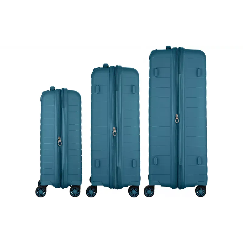 Um conjunto de malas 2E Aero L+M+S, Blue (2E-SPP-AERO-SET3-TB)