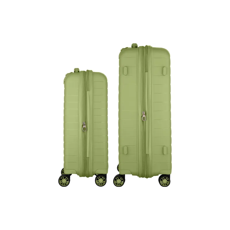 Ein Satz Koffer 2E Aero M+S, Olive Green (2E-SPP-AERO-SET2-MG)