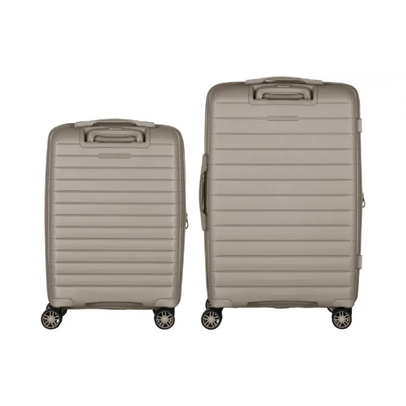 Un juego de maletas 2E Aero M+S, Grey/Brown (2E-SPP-AERO-SET2-TP)