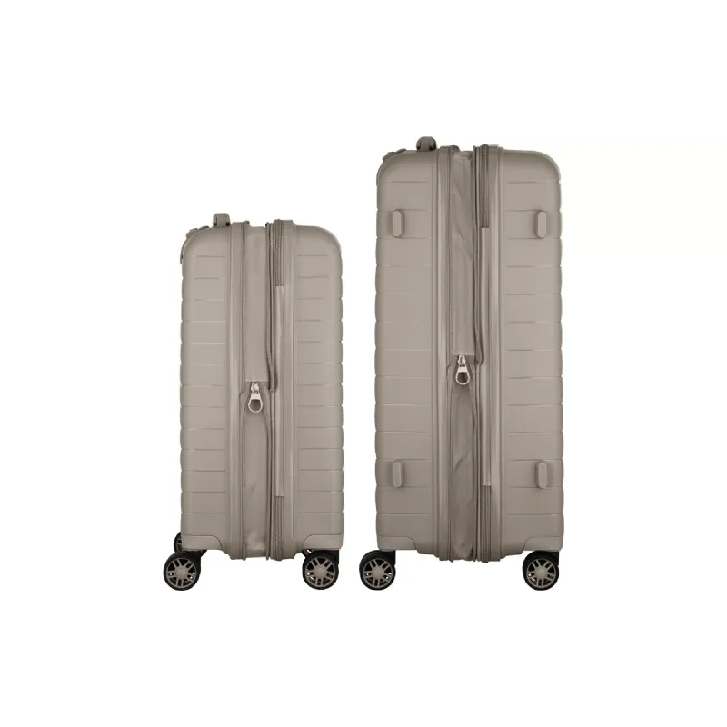 Un juego de maletas 2E Aero M+S, Grey/Brown (2E-SPP-AERO-SET2-TP)
