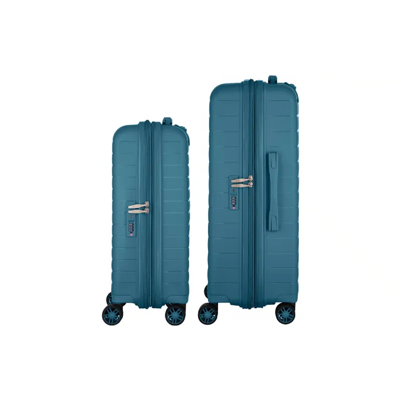Un juego de maletas 2E Aero M+S, Blue (2E-SPP-AERO-SET2-TB)