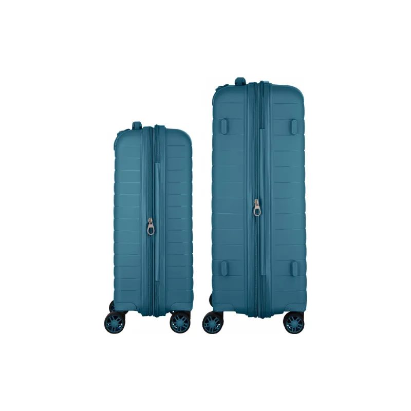 Un juego de maletas 2E Aero M+S, Blue (2E-SPP-AERO-SET2-TB)