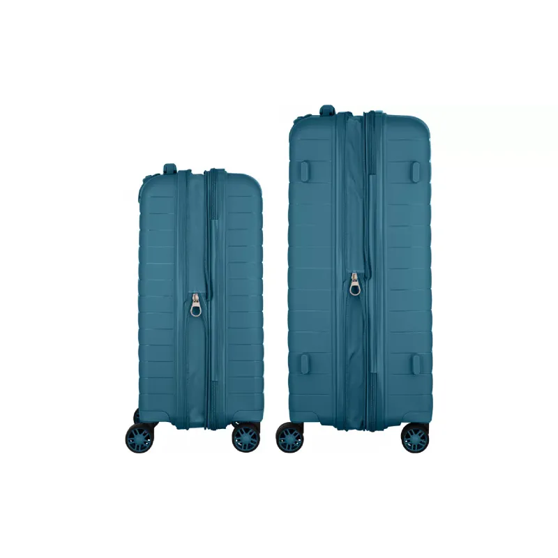 Un juego de maletas 2E Aero M+S, Blue (2E-SPP-AERO-SET2-TB)
