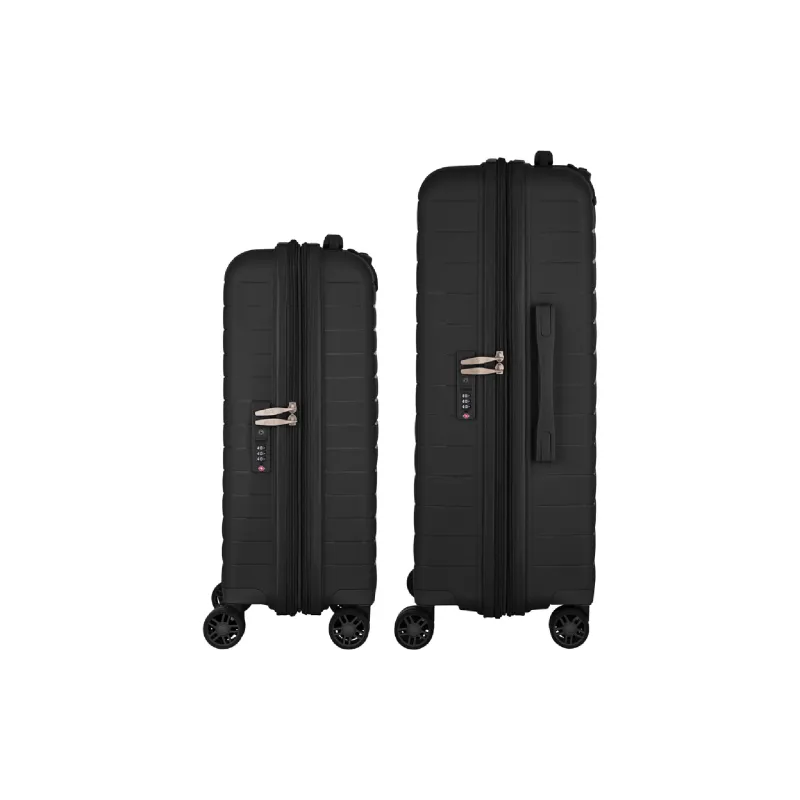 Un juego de maletas 2E Aero M+S, Black (2E-SPP-AERO-SET2-BK)