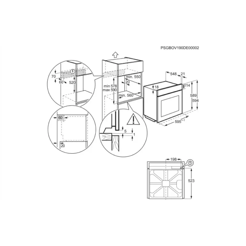 Oven Electrolux (LOC8H39WZ)