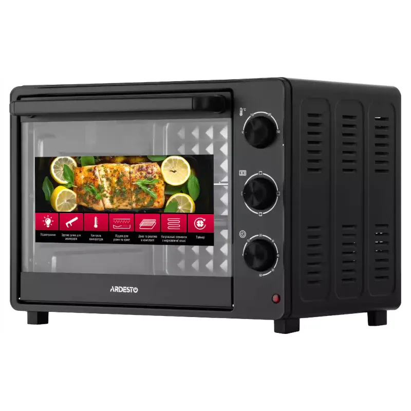 Ηλεκτρικός φούρνος Ardesto, Black (MO-T32B)
