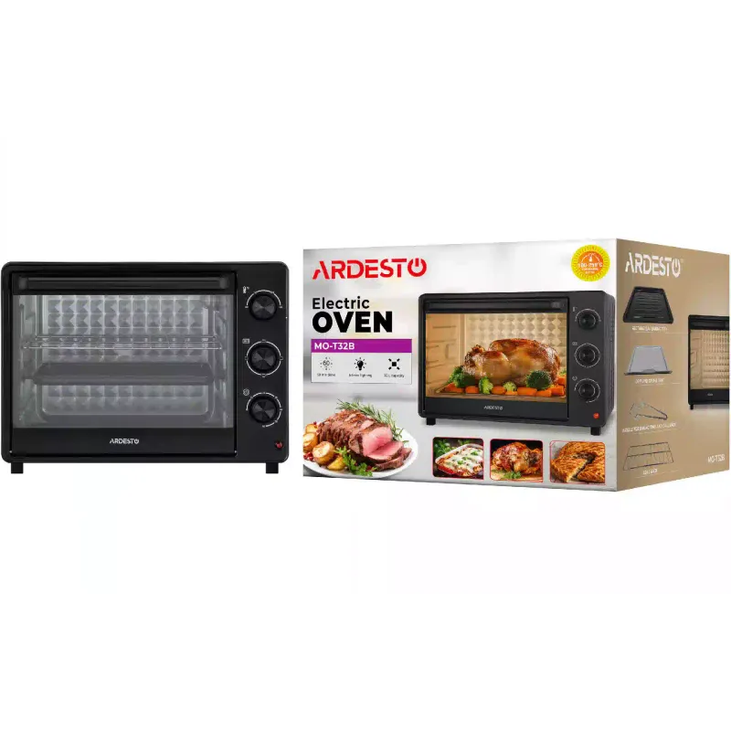Ηλεκτρικός φούρνος Ardesto, Black (MO-T32B)