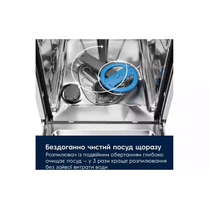 Вбудована посудомийна машина Electrolux (KEMB3301L), Black